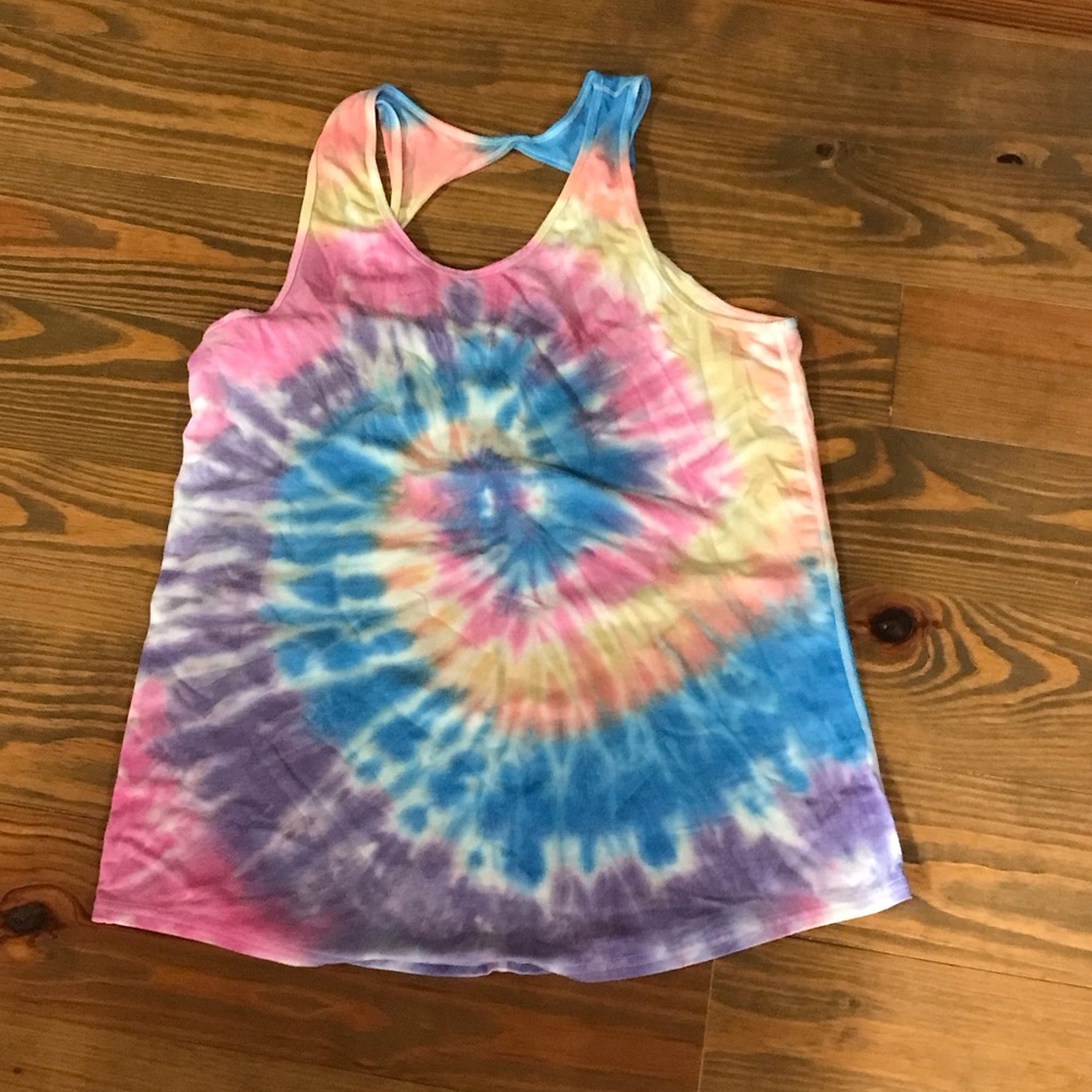ZYIA Hendrix Twist Tie-Dye Tank Top XL